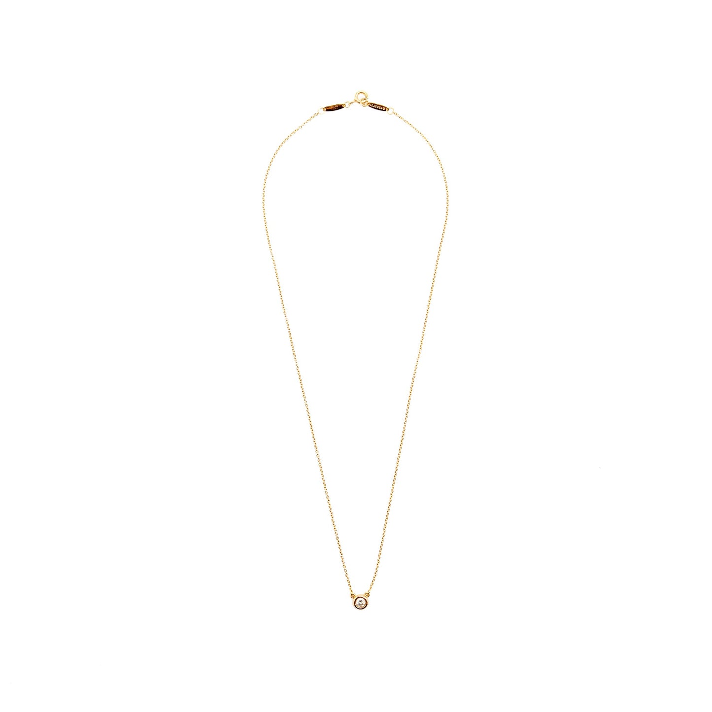 Tiffany Diamonds by the Yard Single Diamond Pendant Rose Gold