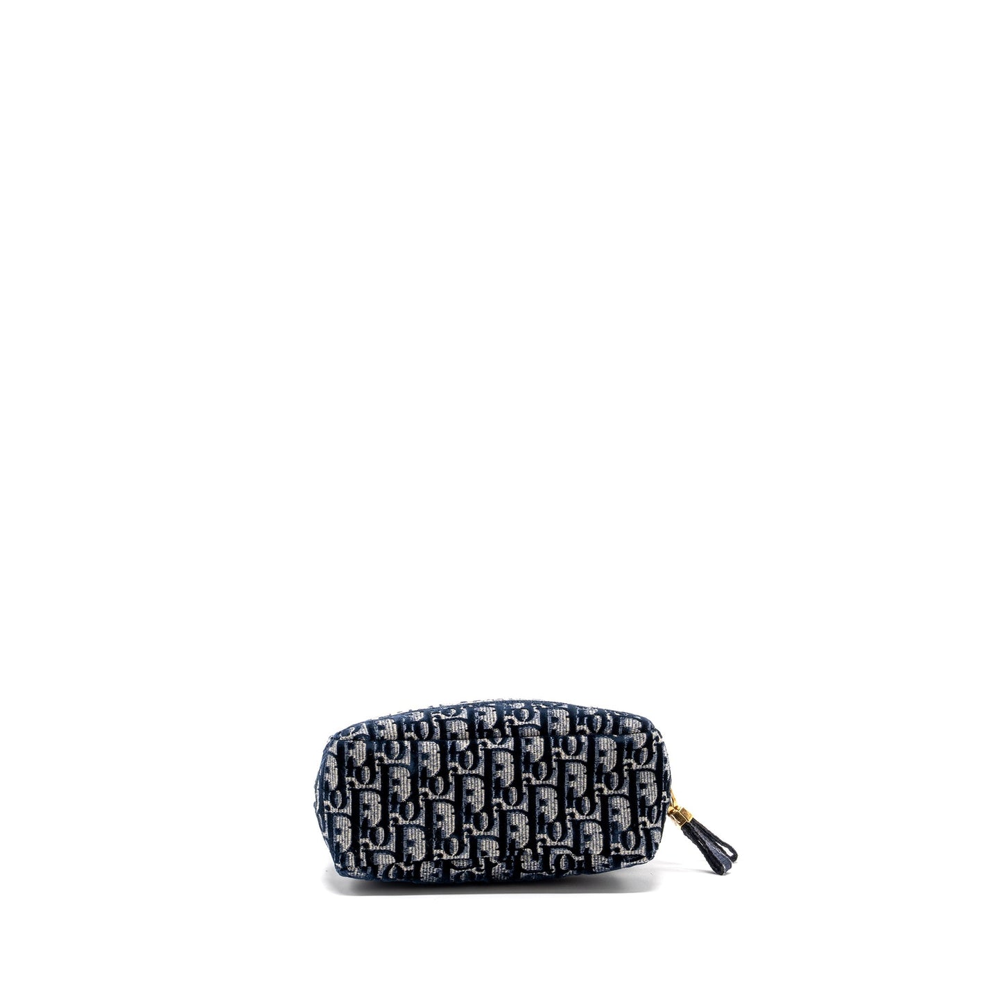 Luxury Dior Beauty Pouch Blue Luxury Dior Oblique Jacquard/Velvet GHW