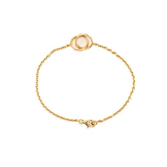 Cartier Love Bracelet, On Chain Rose Gold