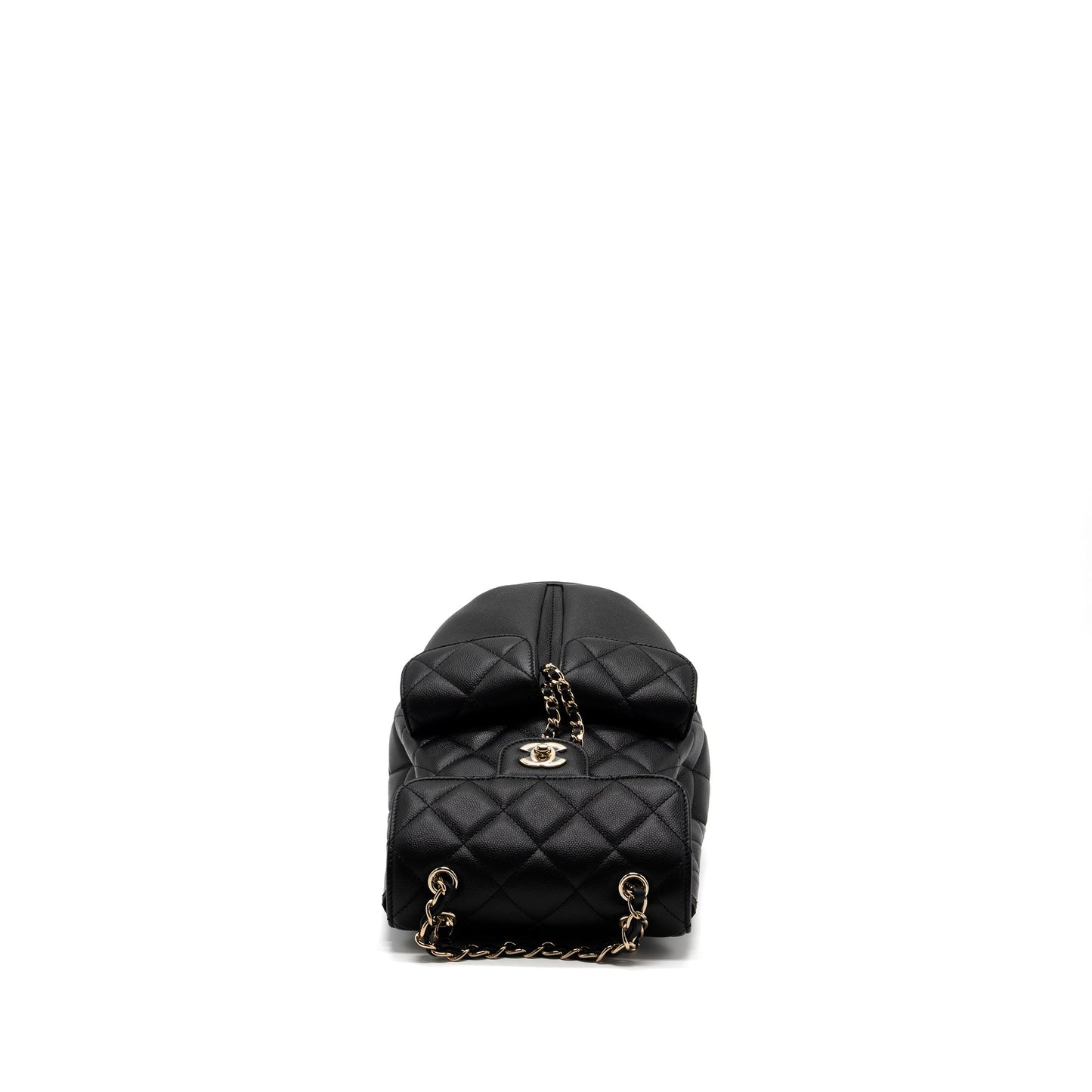 Chanel 22s mini backpack caviar black LGHW(Microchip)