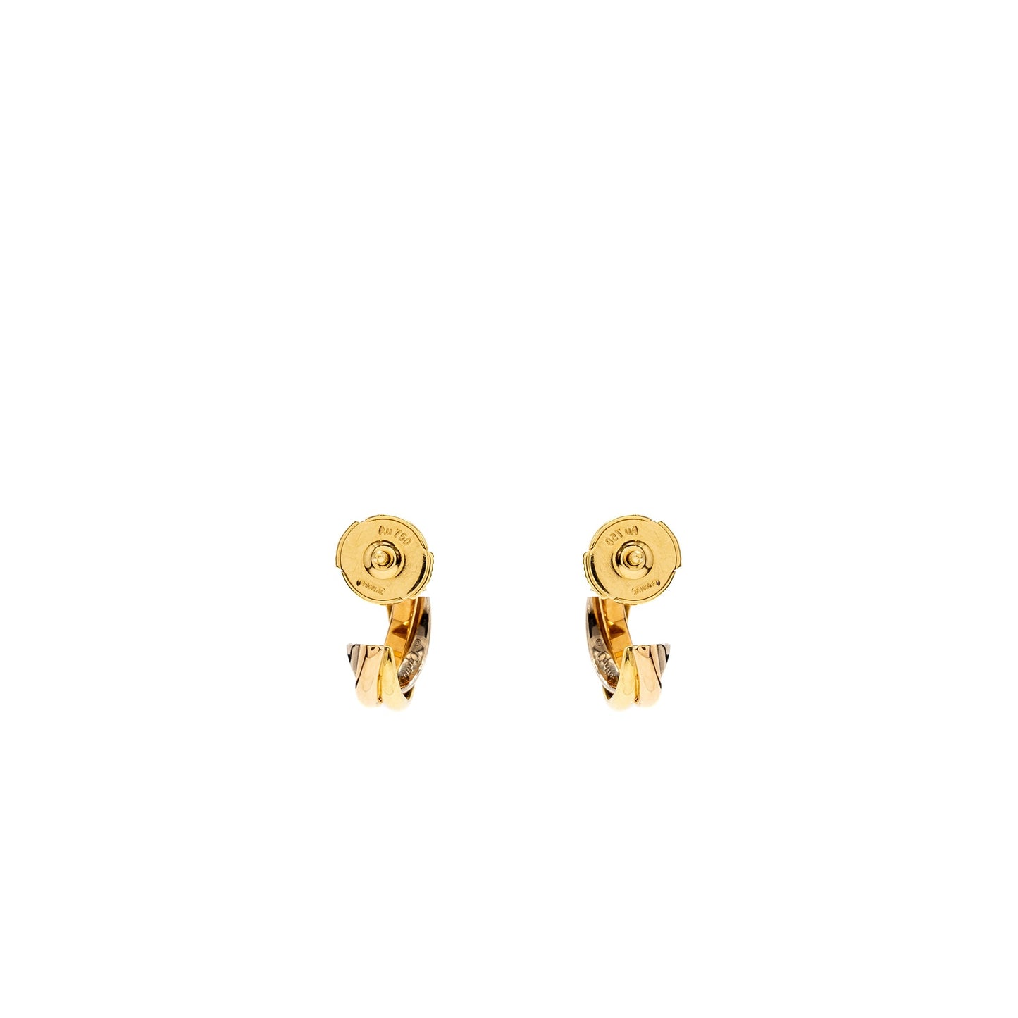 Cartier Trinity Earrings White Gold / Rose Gold/ Yellow Gold