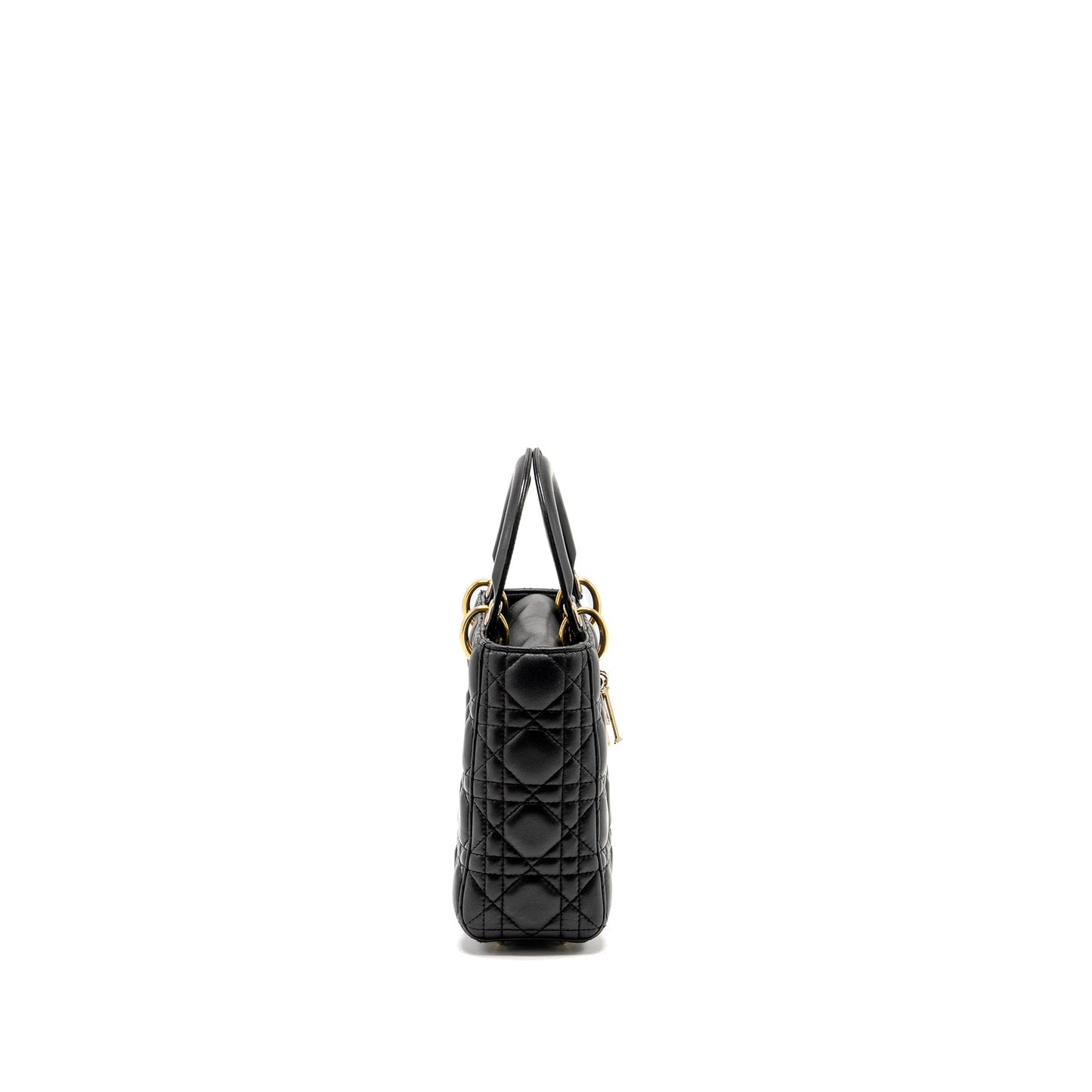 Luxury Dior My ABC Small Lady Luxury Dior Lambskin Black GHW