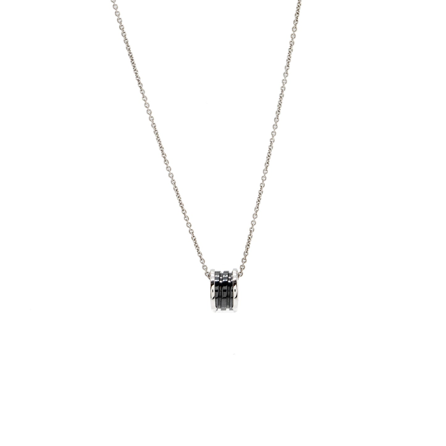 Bvlgari save the children B zero necklace black ceramic / silver