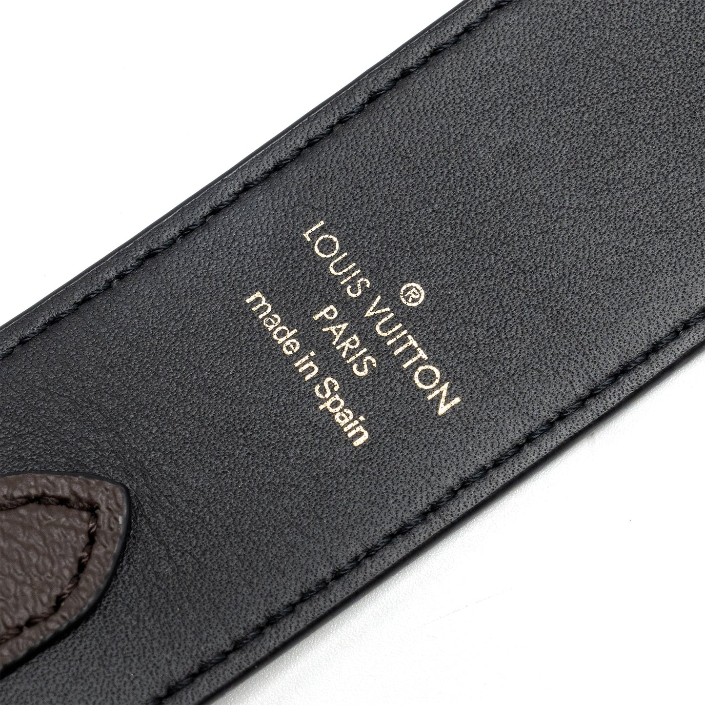 Louis Vuitton shoulder strap monogram canvas GHW