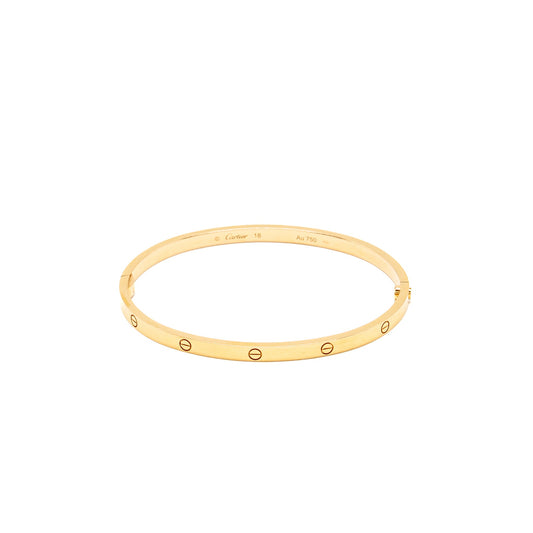 Cartier Size 18 Love Bracelet Small Model, Rose Gold