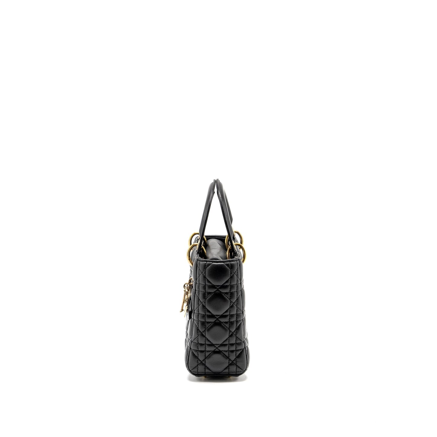 Luxury Dior My ABC Small Lady Luxury Dior Lambskin Black GHW