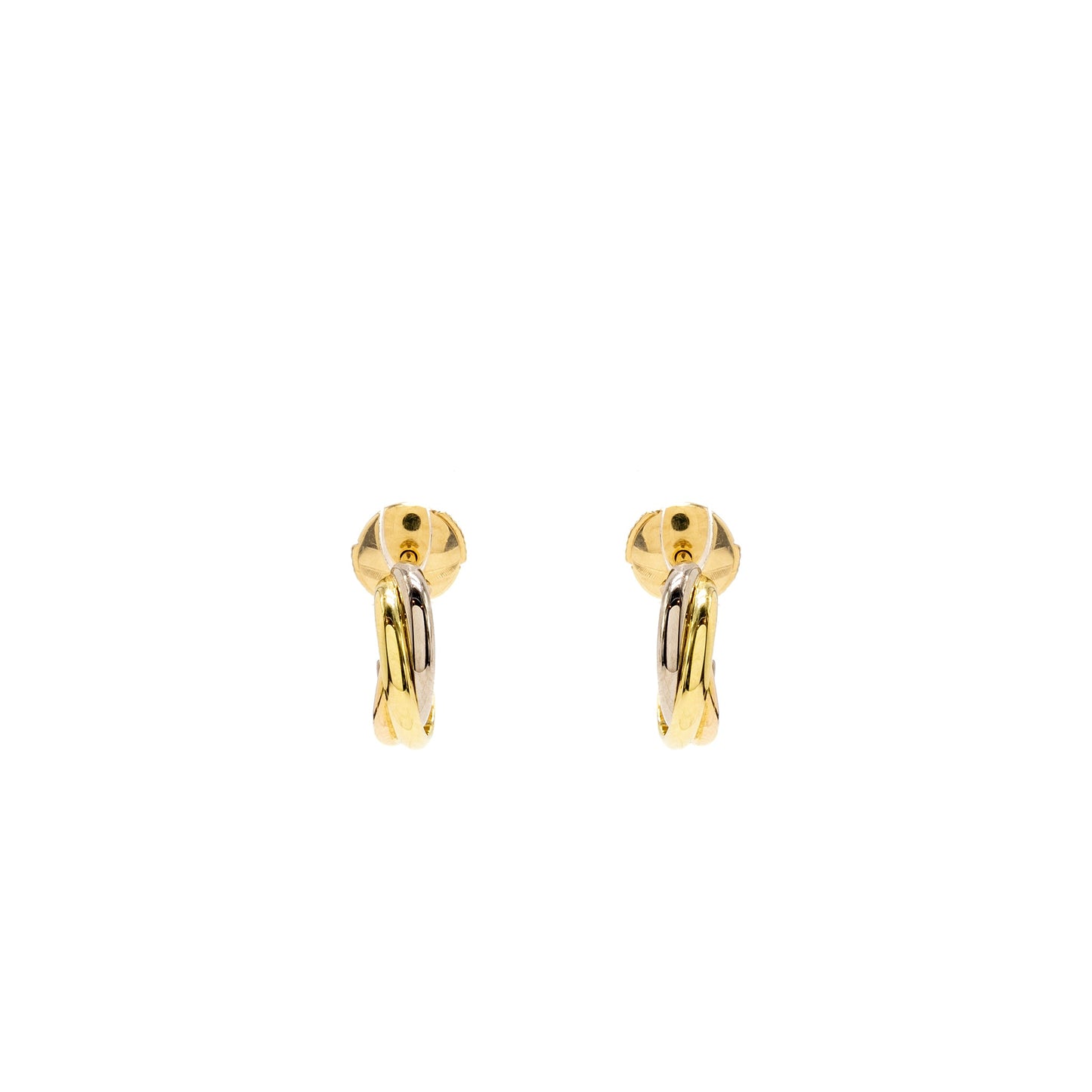 Cartier Trinity Earrings White Gold / Rose Gold/ Yellow Gold