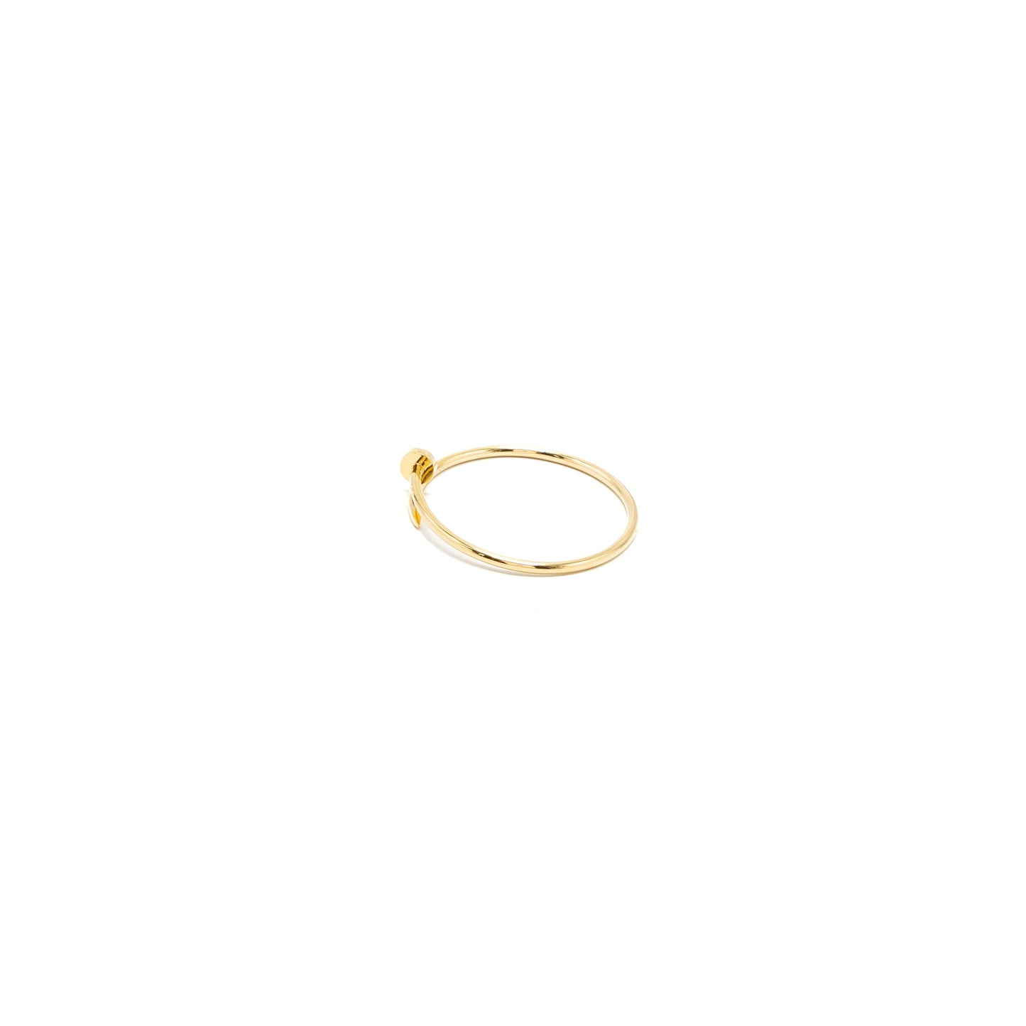 Cartier size 15 juste un clou bracelet, small model yellow gold
