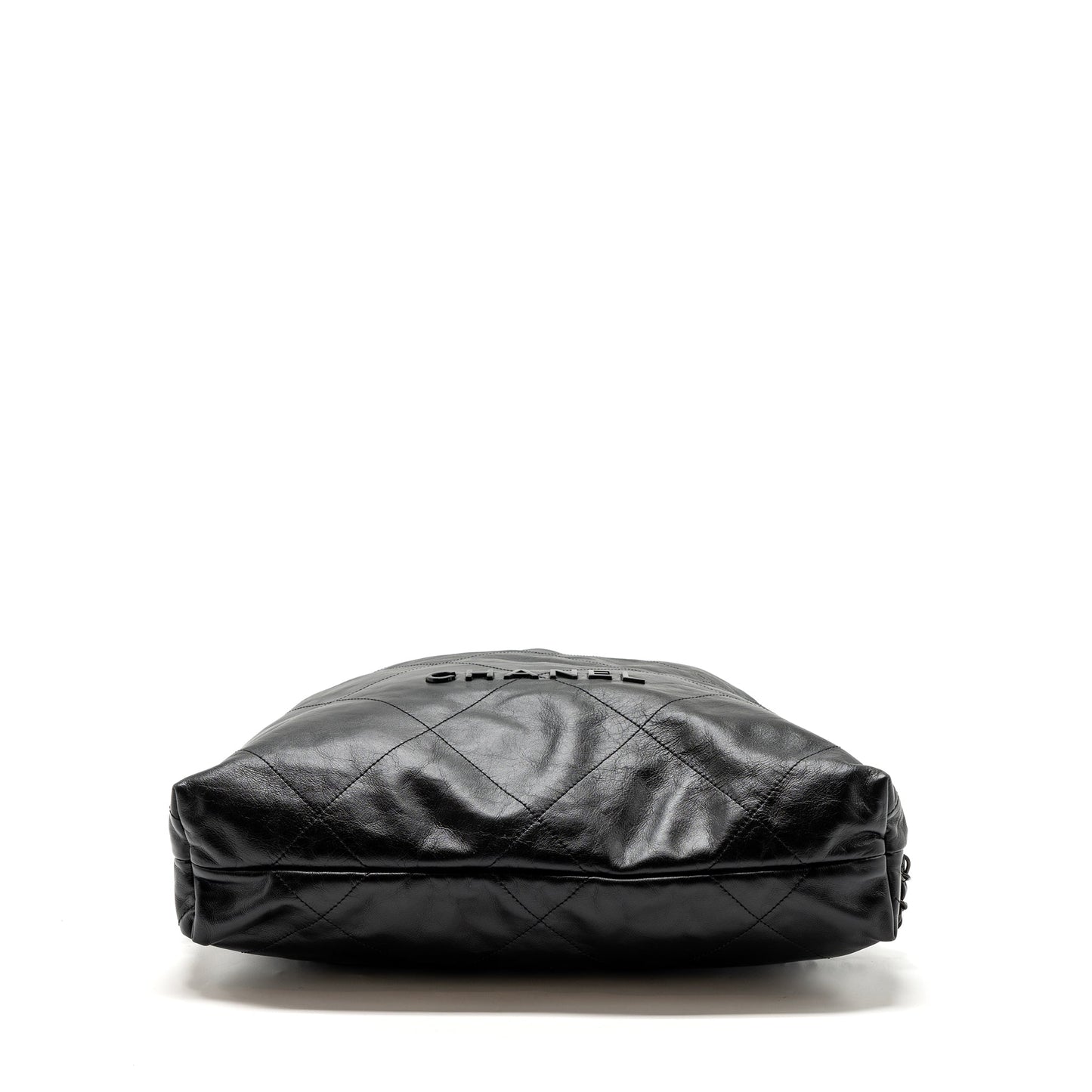 Chanel 22 backpack calfskin so black / black hardware (microchip)