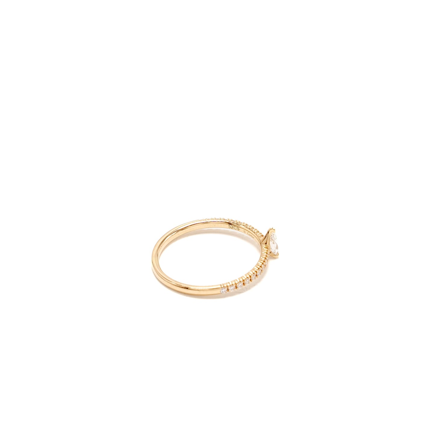 Cartier Size 52 Etincelle De Cartier Ring Rose Gold With Daimonds
