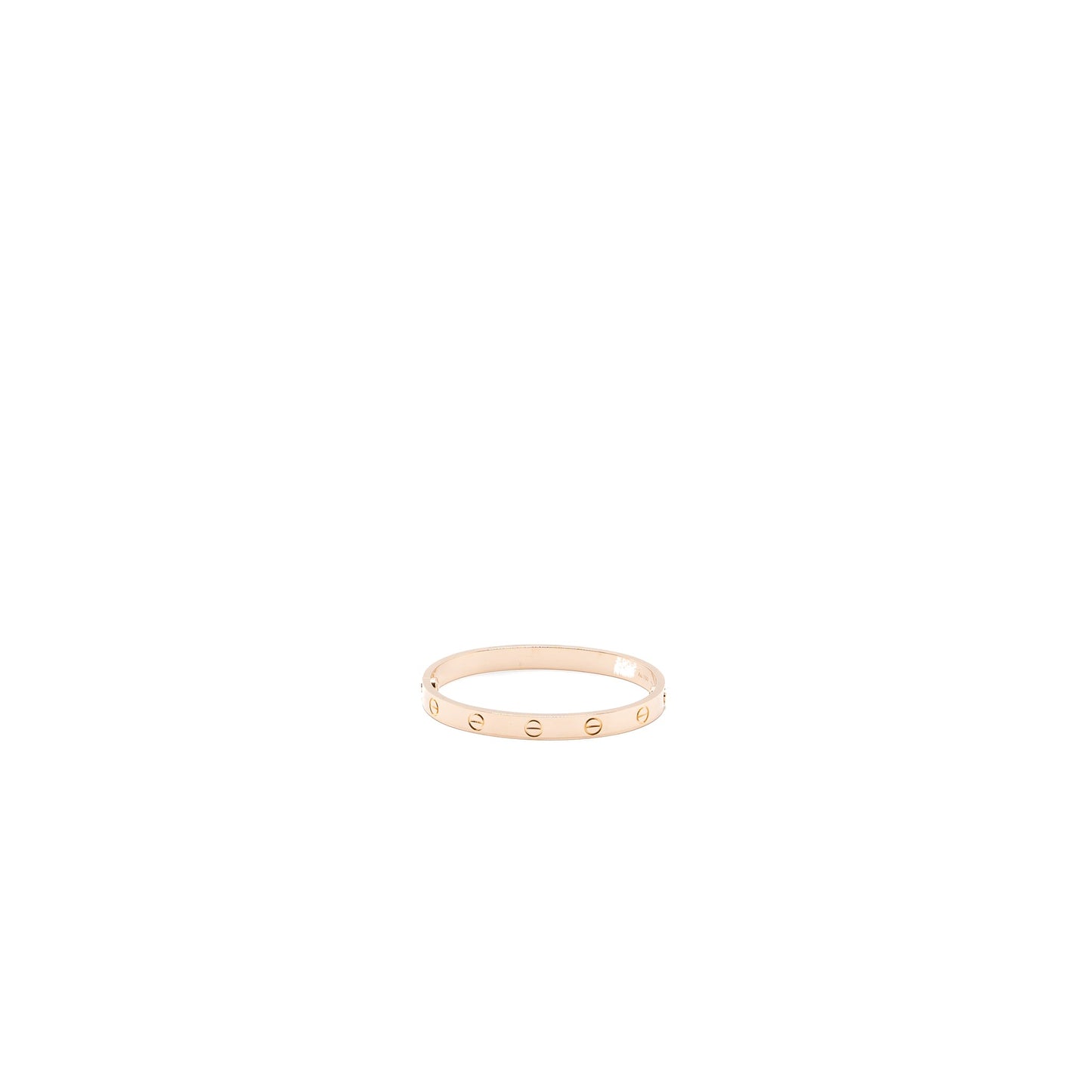CARTIER SIZE 16 LOVE BRACELET Rose GOLD
