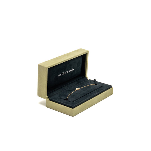 Van Cleef & Arpels Sweet Alhambra Butterfly Bracelet Mother-Of-Pearl Yellow Gold