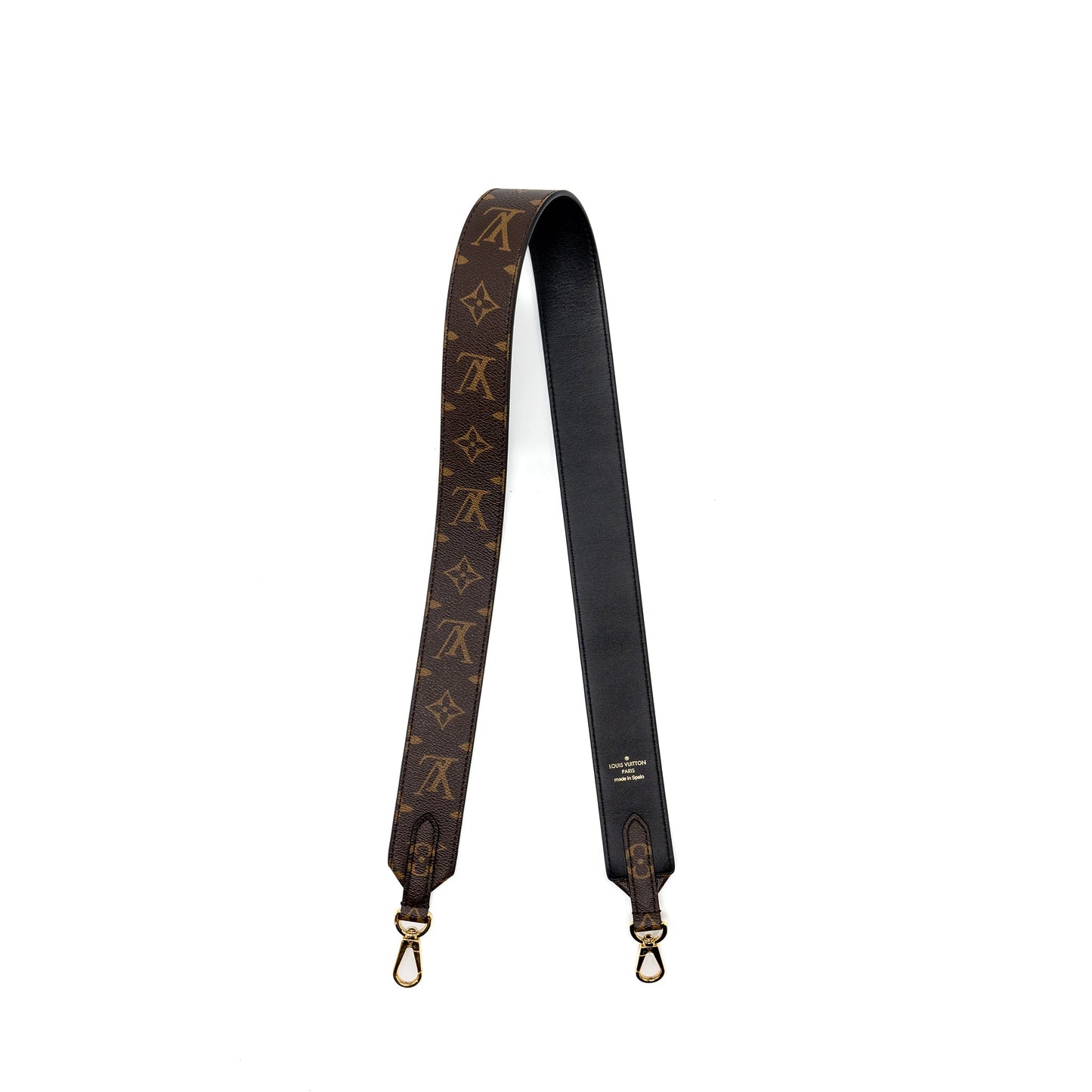 Louis Vuitton shoulder strap monogram canvas GHW