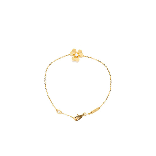 Van Cleef & Arpels Frivole Bracelet with Diamond Yellow Gold