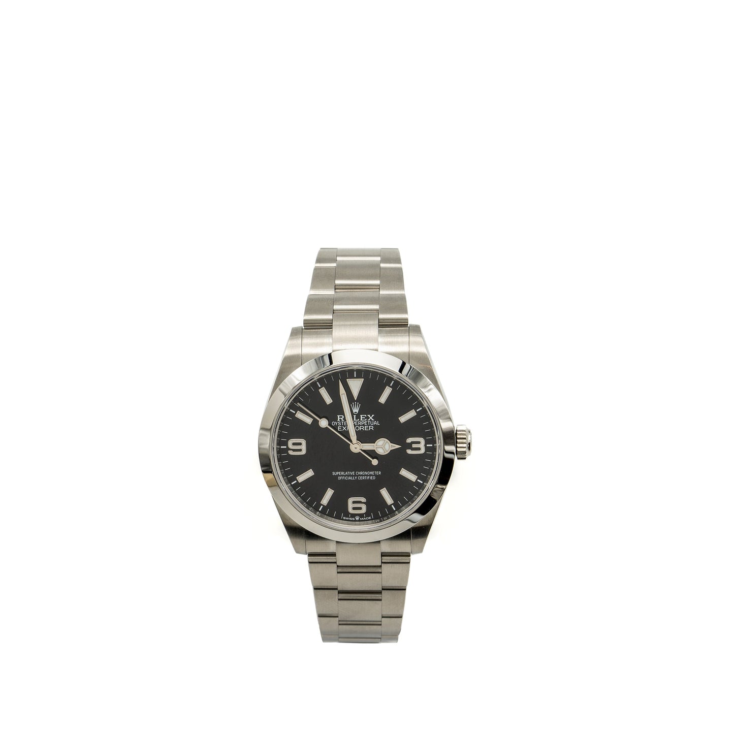 Rolex Explorer 40 Oyster-steel Black Dial Chromalight Display Model: 224270-0001