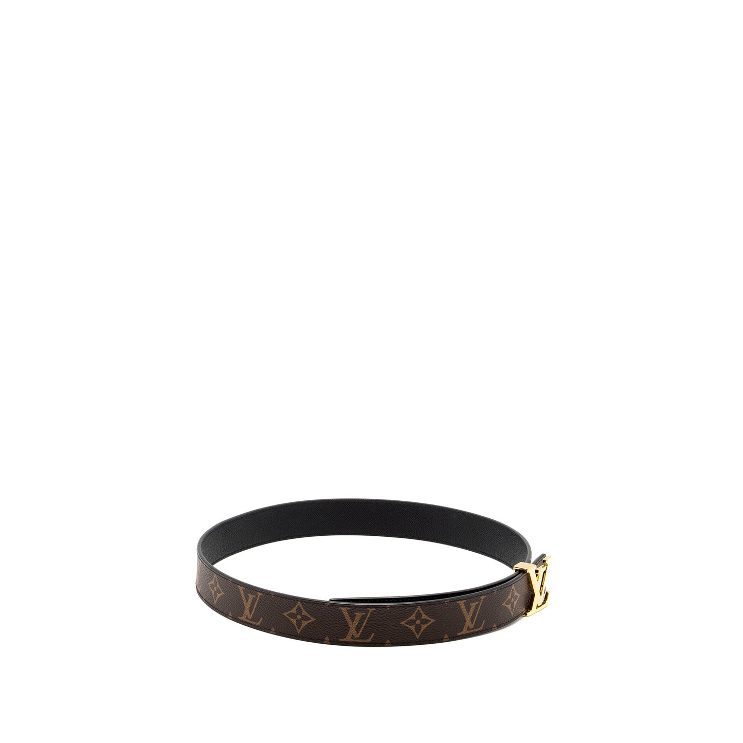 Louis Vuitton Size 80 Belt Monogram Canvas Black GHW