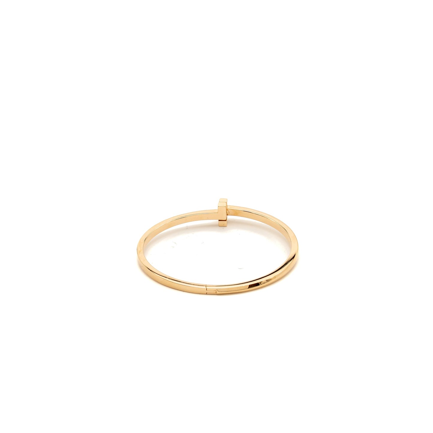 Tiffany Size Small Tiffany T T1 Narrow Hinged Bangle Rose Gold