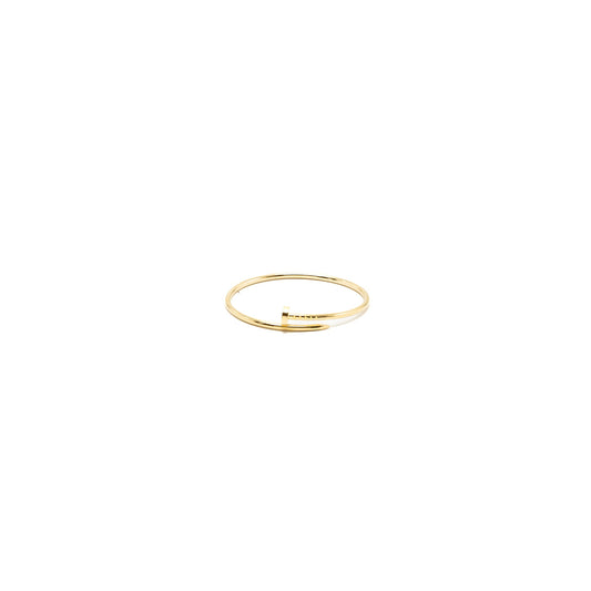 Cartier size 15 juste un clou bracelet, small model yellow gold