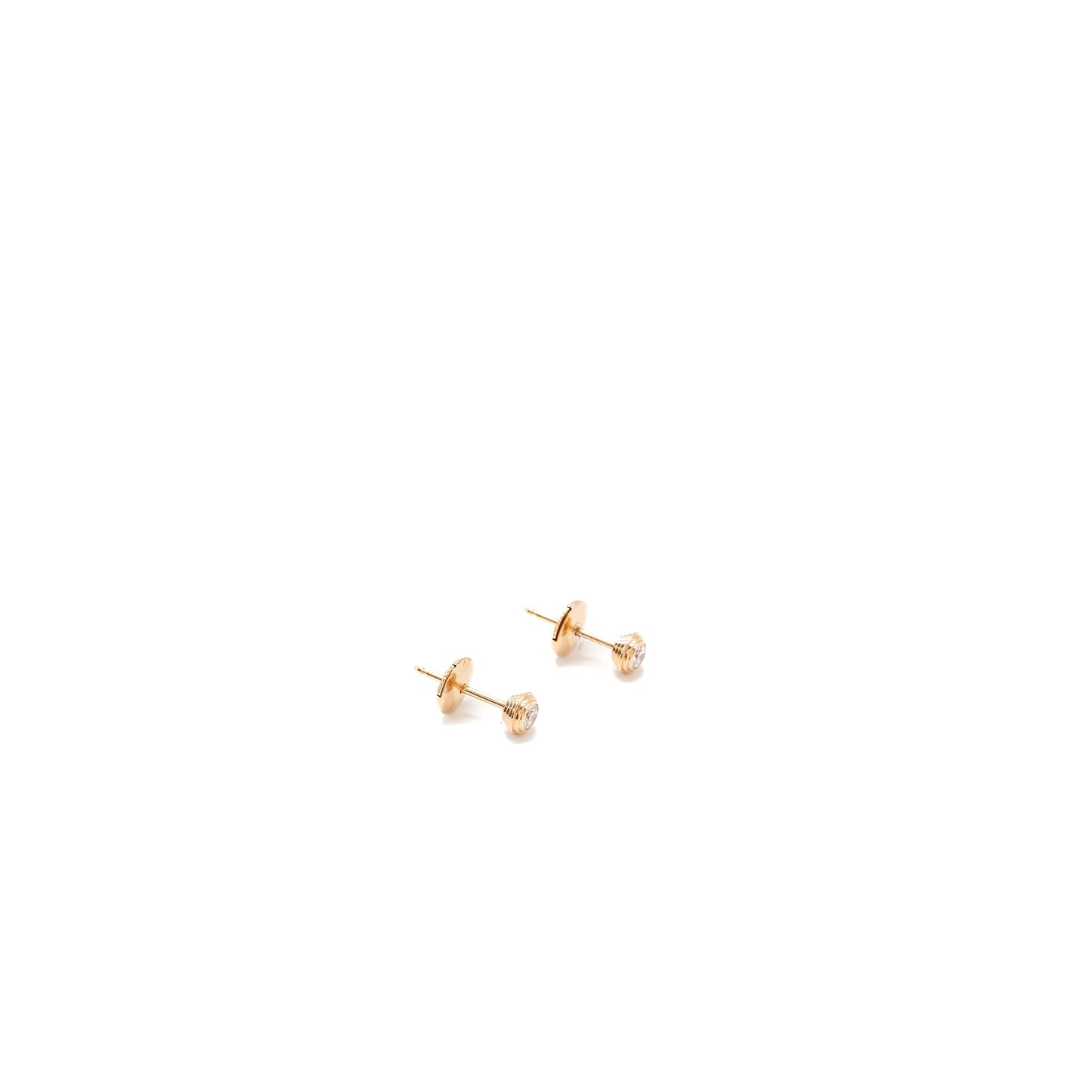 Cartier D’amour Earrings 0.09 Carats Rose Gold Diamonds