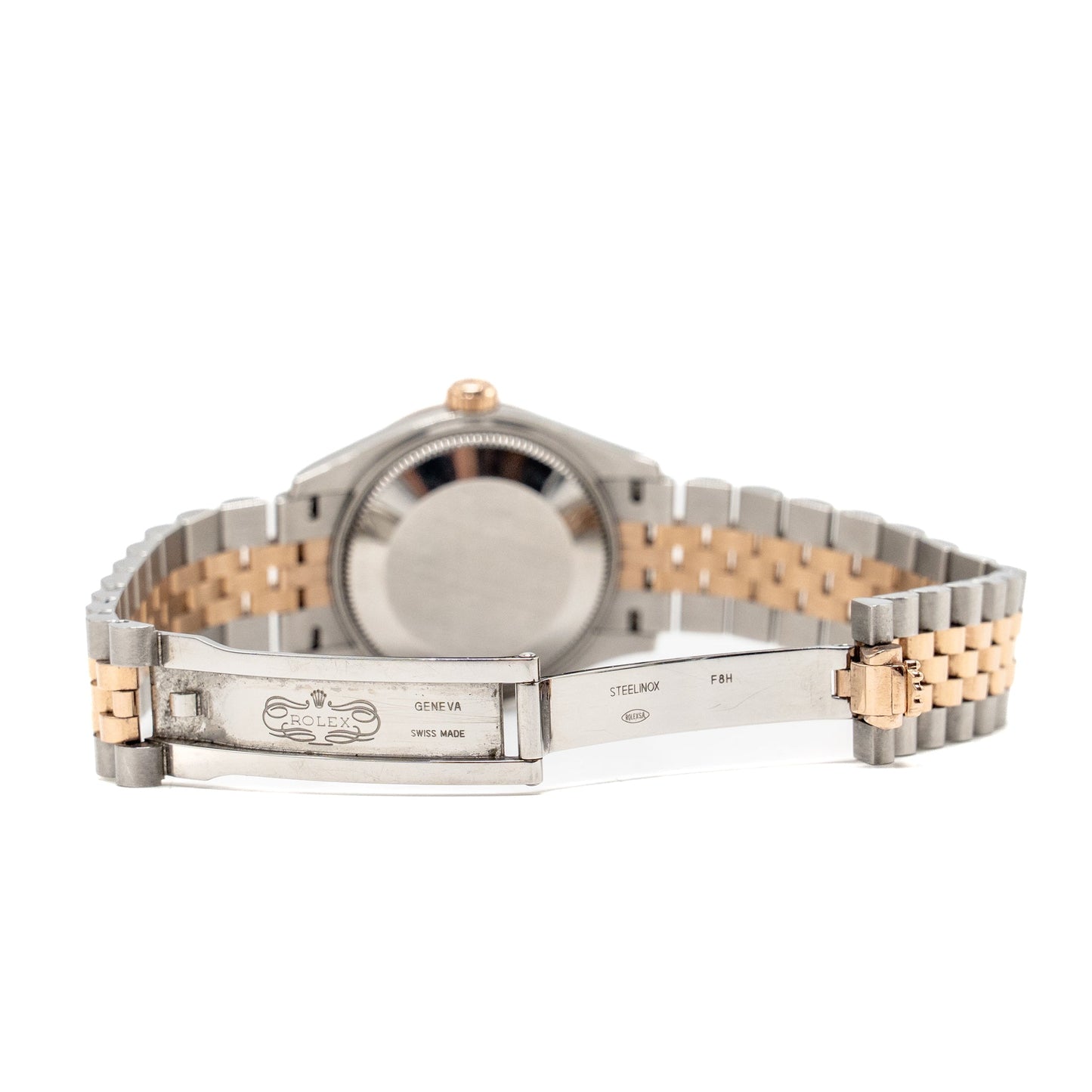 Rolex Datejust 31 Aubergine Set with Diamonds Oystersteel/Rose Gold Model: 278271