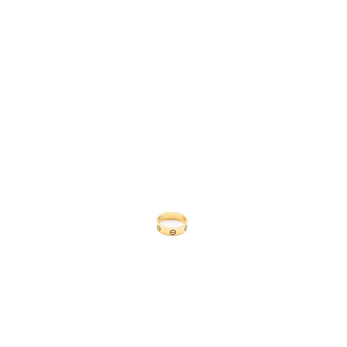 Cartier Size 57 Love Ring Yellow Gold