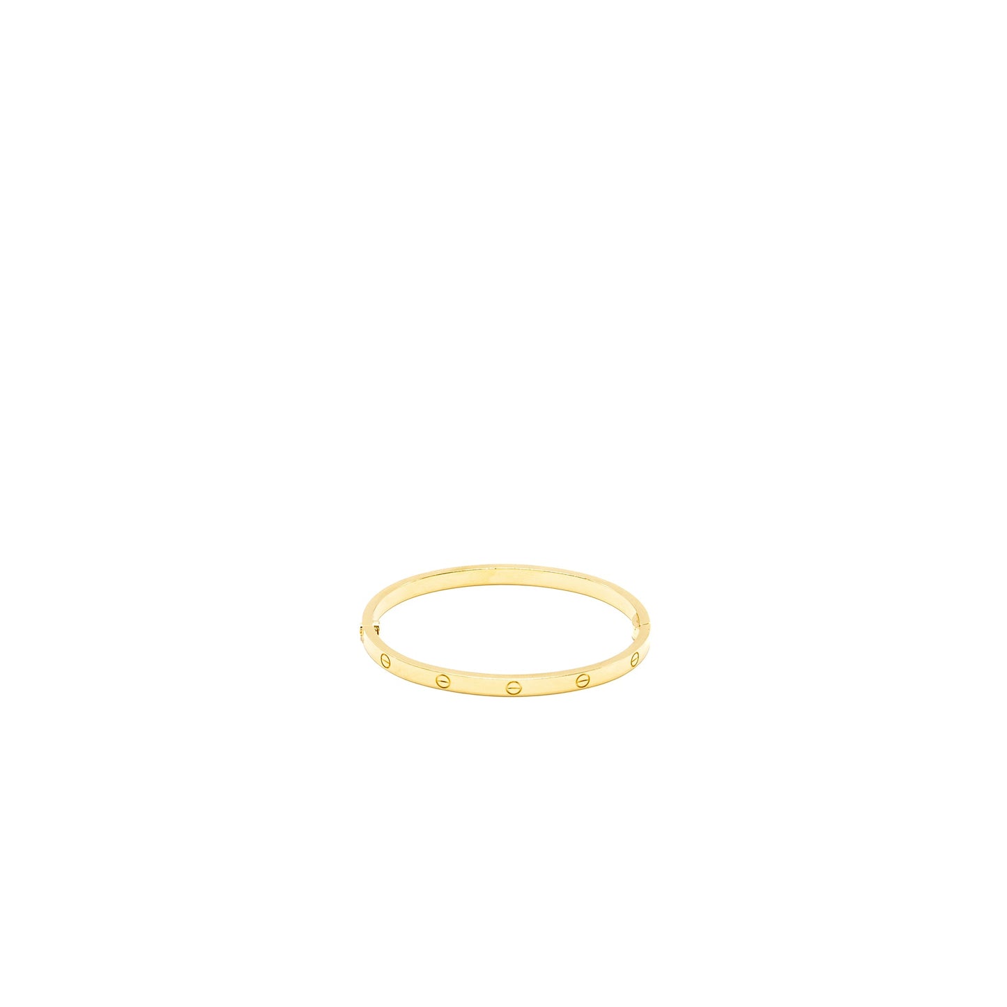 Cartier Size 15 Love Bracelet Small Model Yellow Gold
