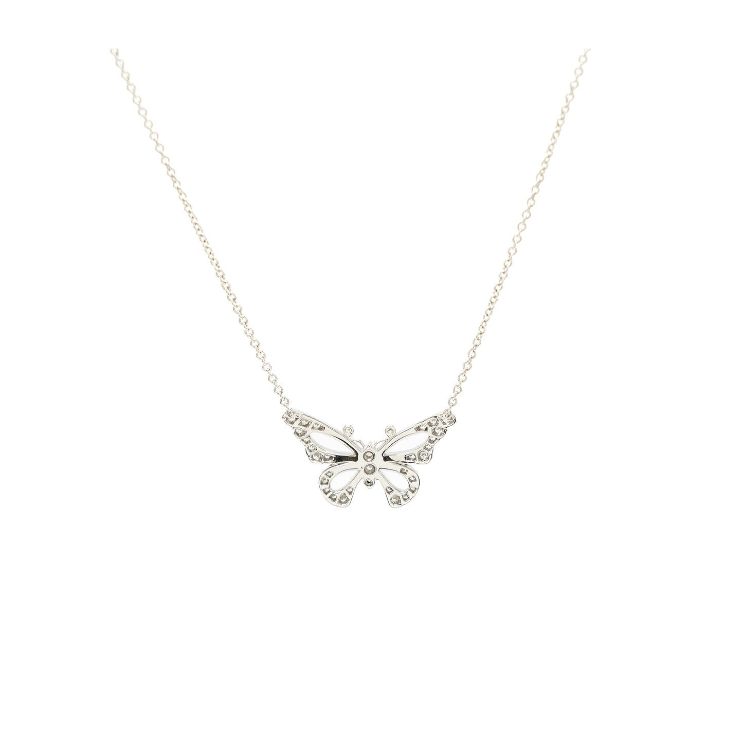 Tiffany Butterfly Pendant Platinum, Diamonds