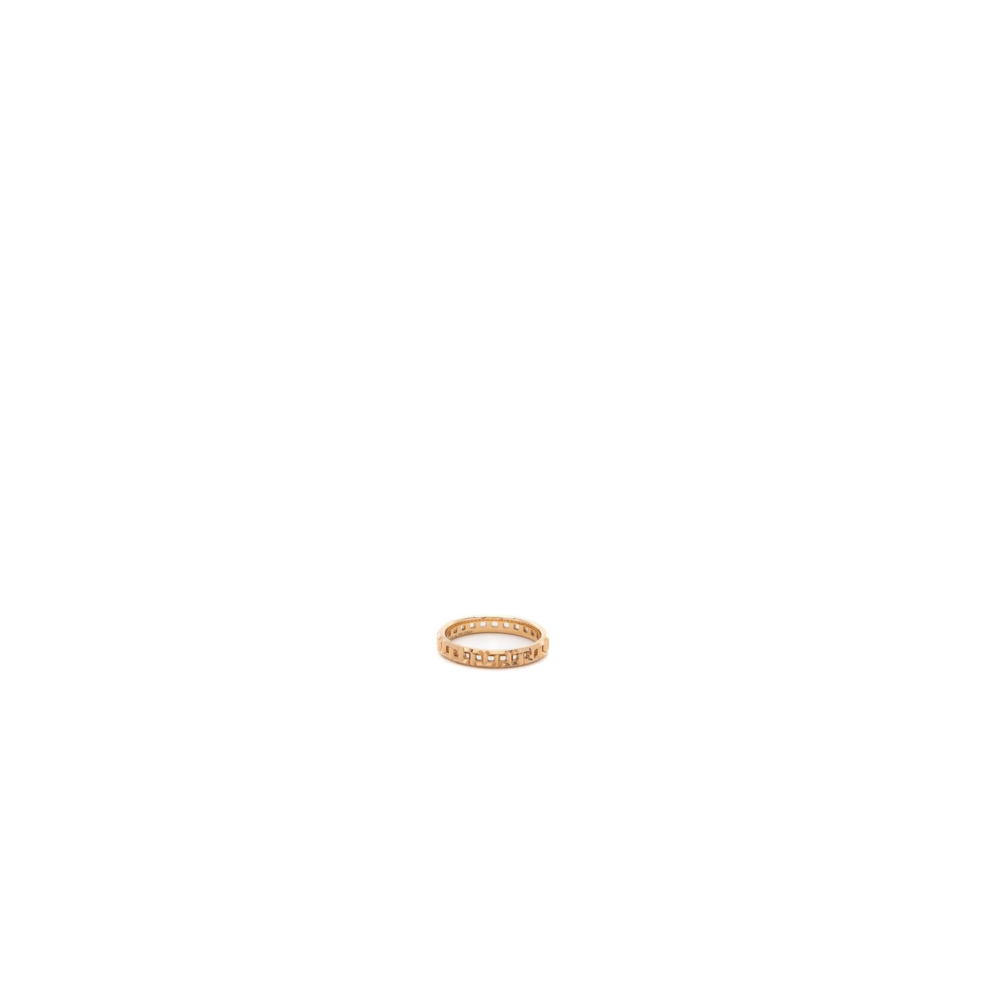 Tiffany size 7.5 True Narrow Ring Rose gold