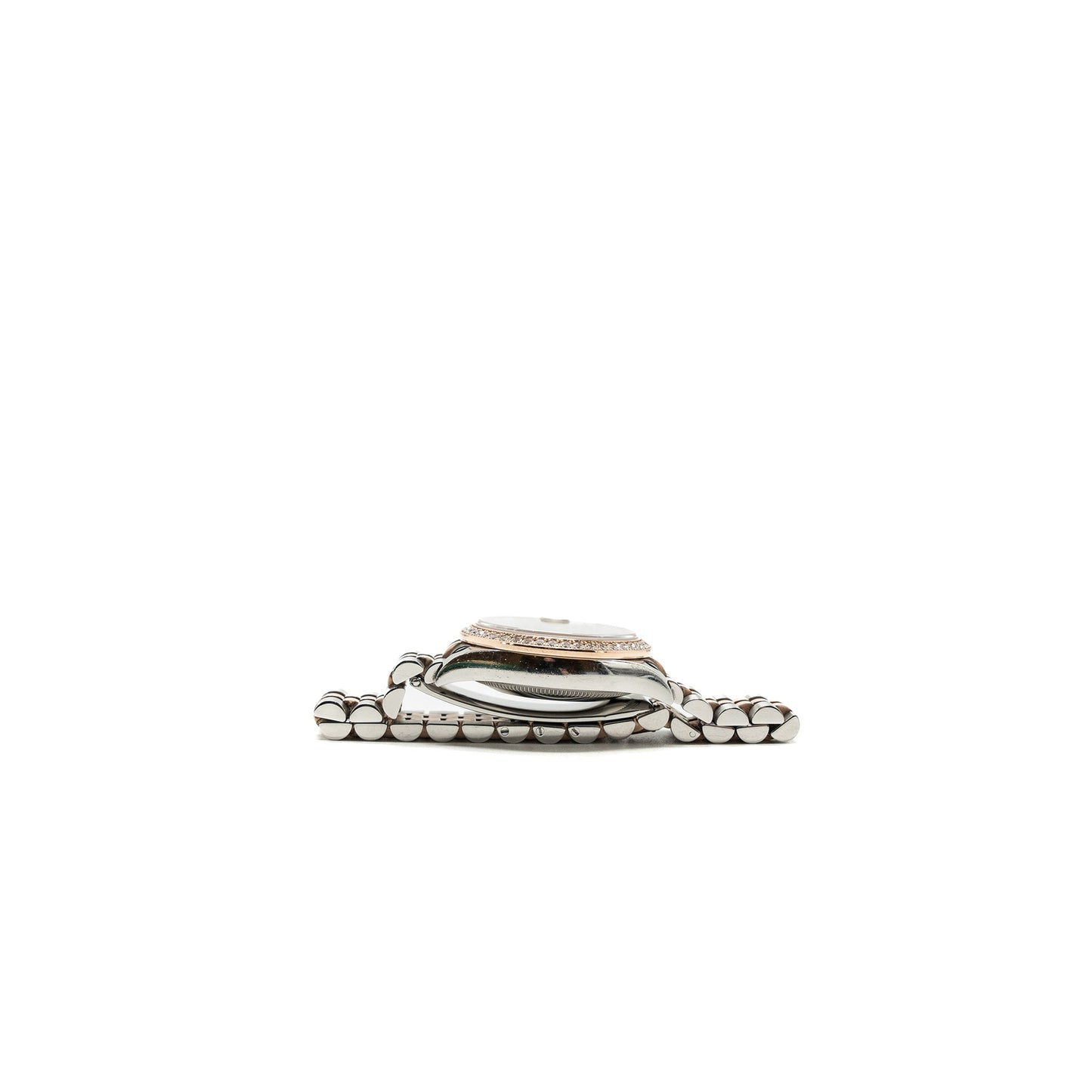 Rolex 31mm Datejust Oyster Perpetual Oystersteel, Aubergine Diamond-set Dial Jubilee Bracelet Everose Gold with diamonds M278381rbr-63361