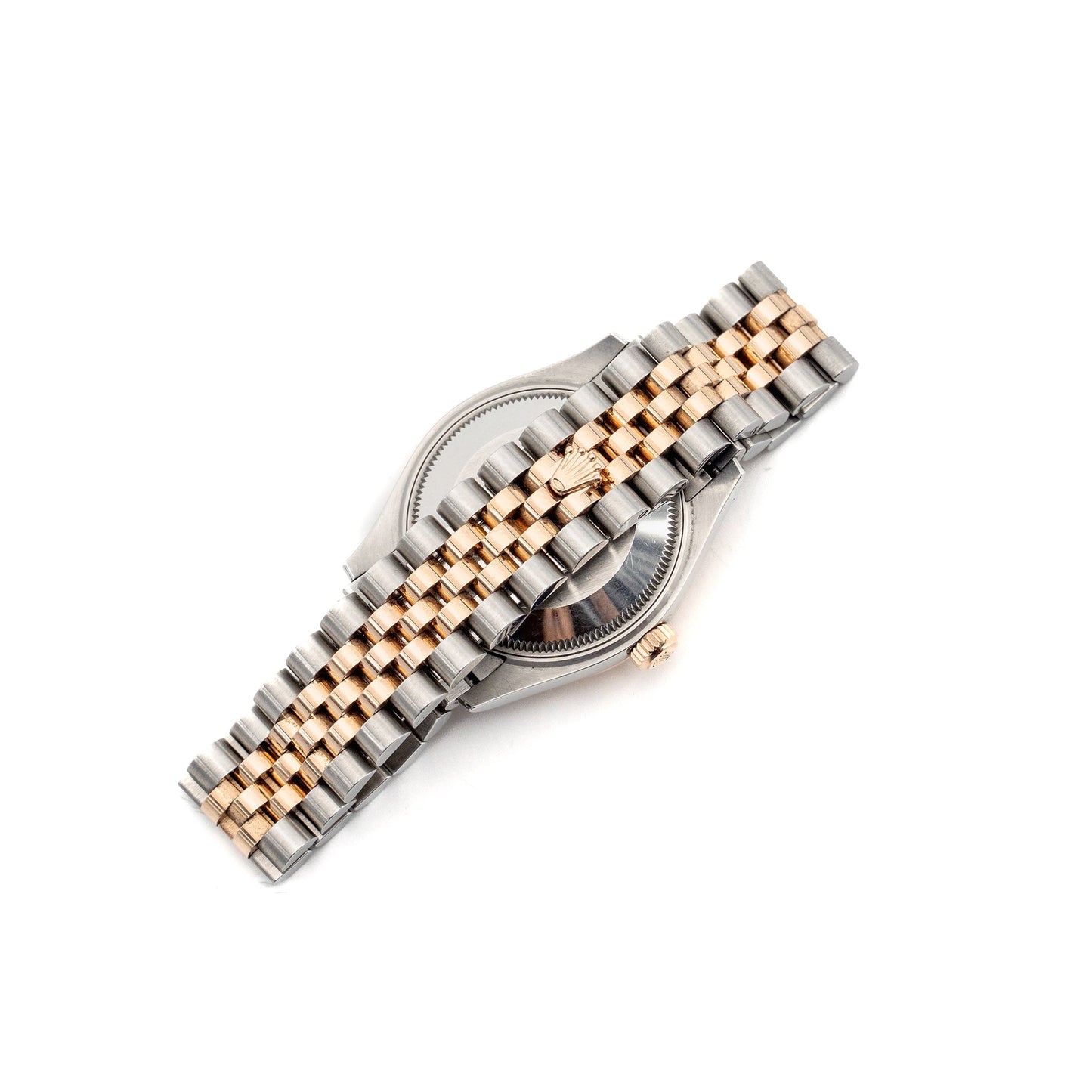 Rolex Datejust 31 Aubergine Set with Diamonds Oystersteel/Rose Gold Model: 278271