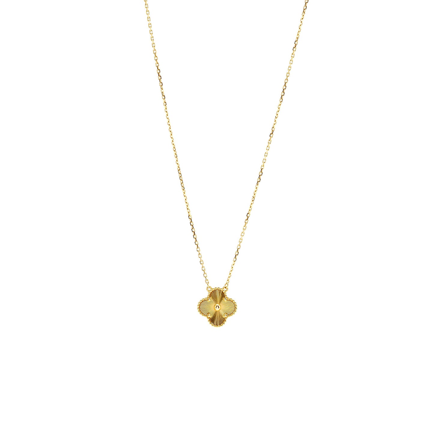 Van Cleef & Arpels Vintage Alhambra Pendant Yellow Gold
