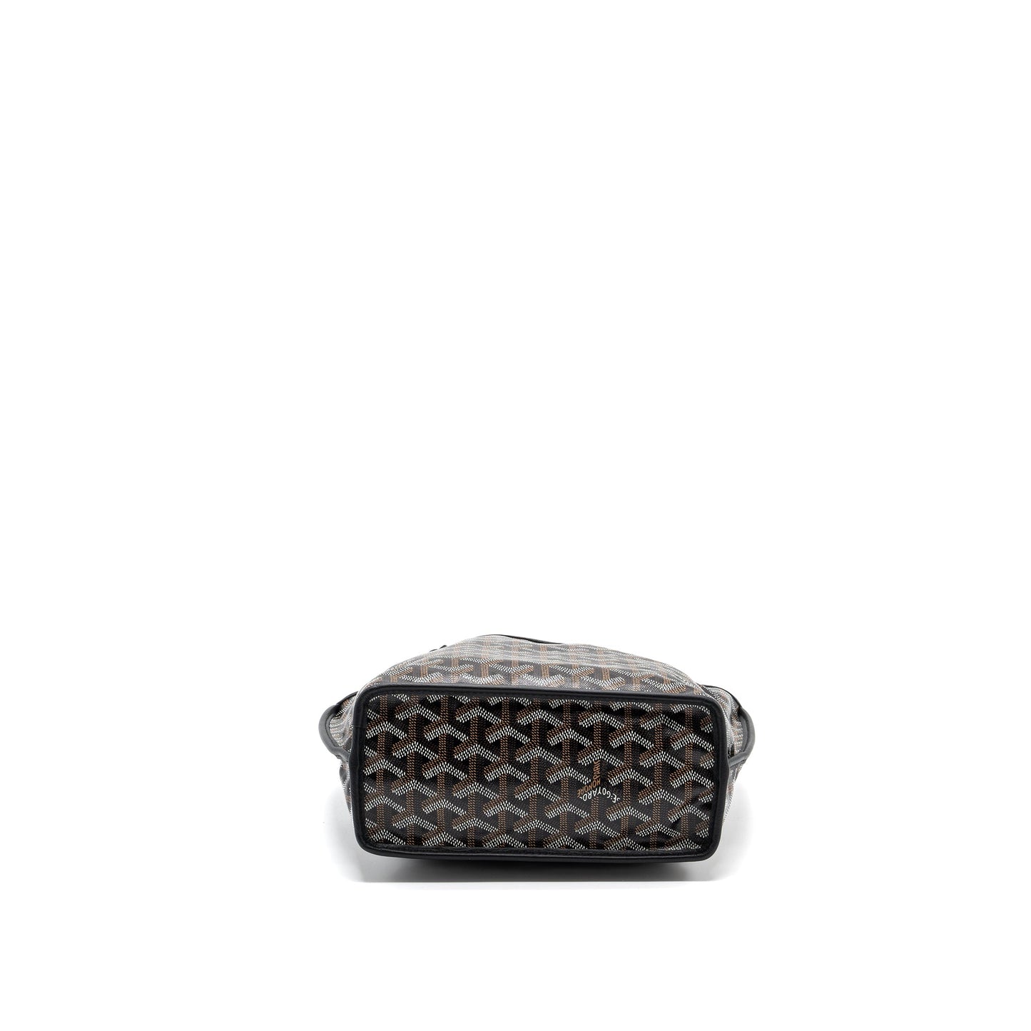 GOYARD Anjou mini bag canvas/calfskin black SHW
