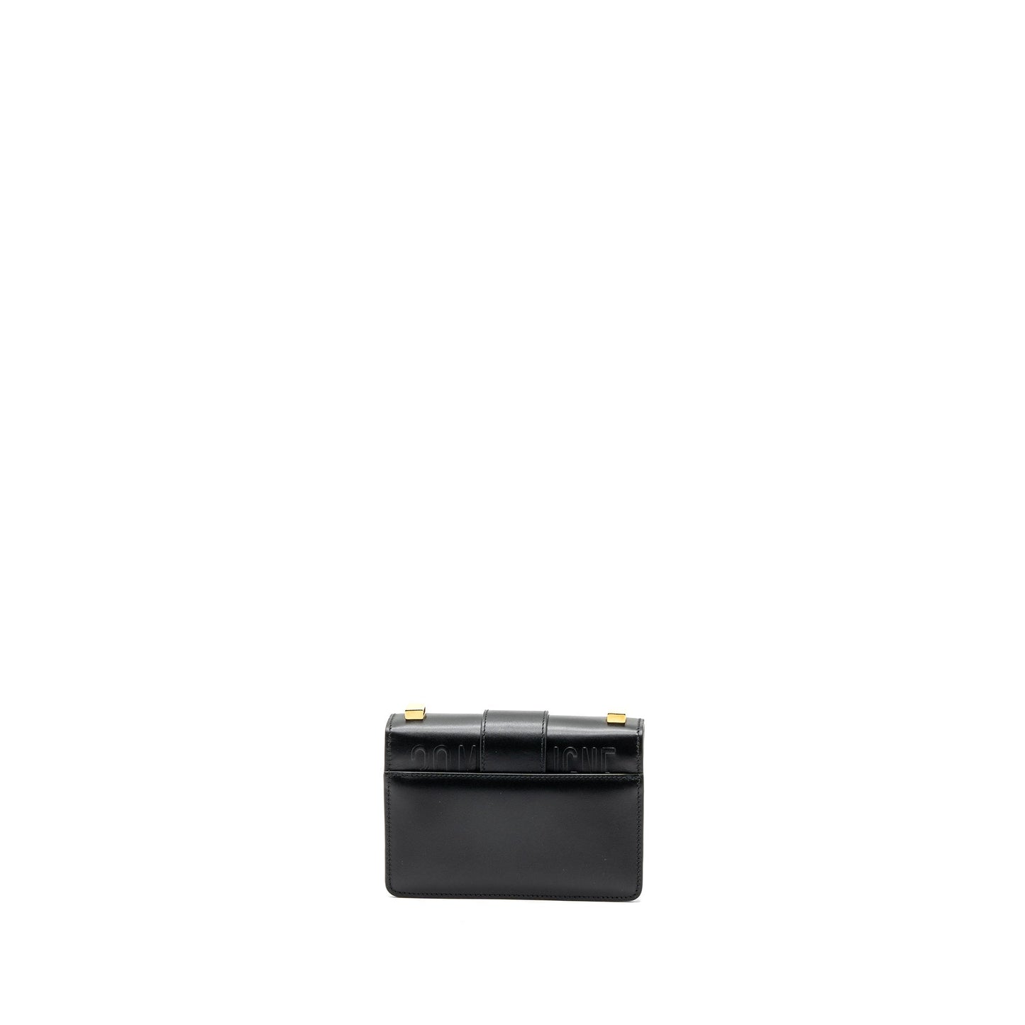 Luxury Dior micro 30 Montaigne bag calfskin black GHW