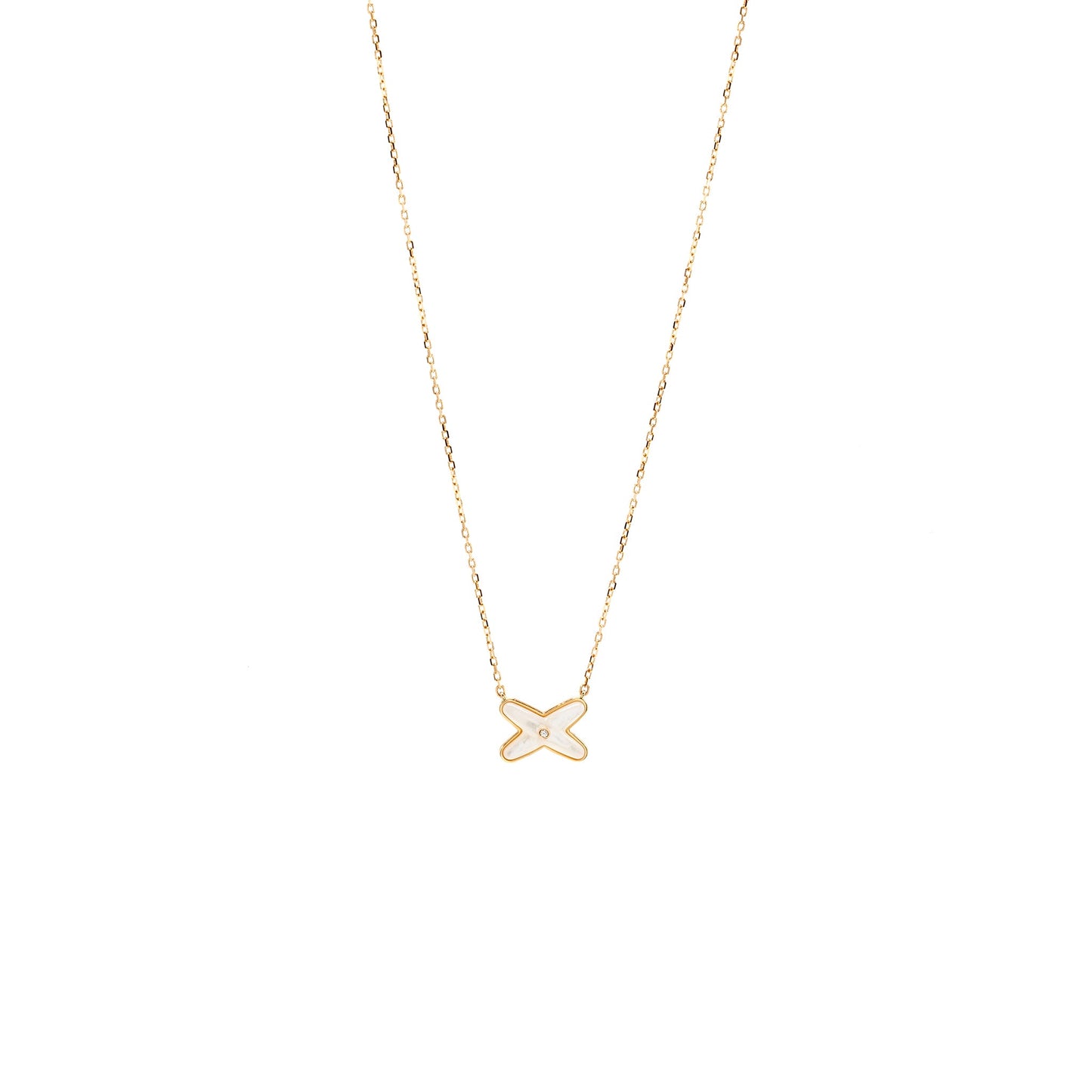 Chaumet Jeux De Liens Pendant Rose Gold, Mother of Pearl, Diamond