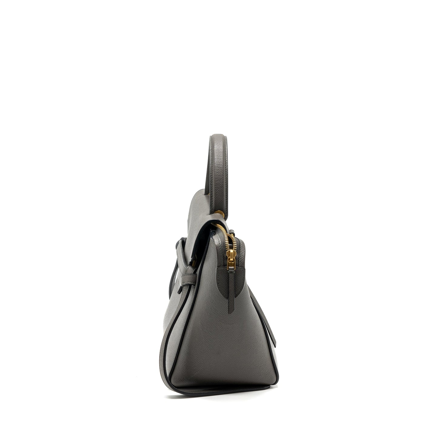 Celine micro belt bag calfskin grey GHW