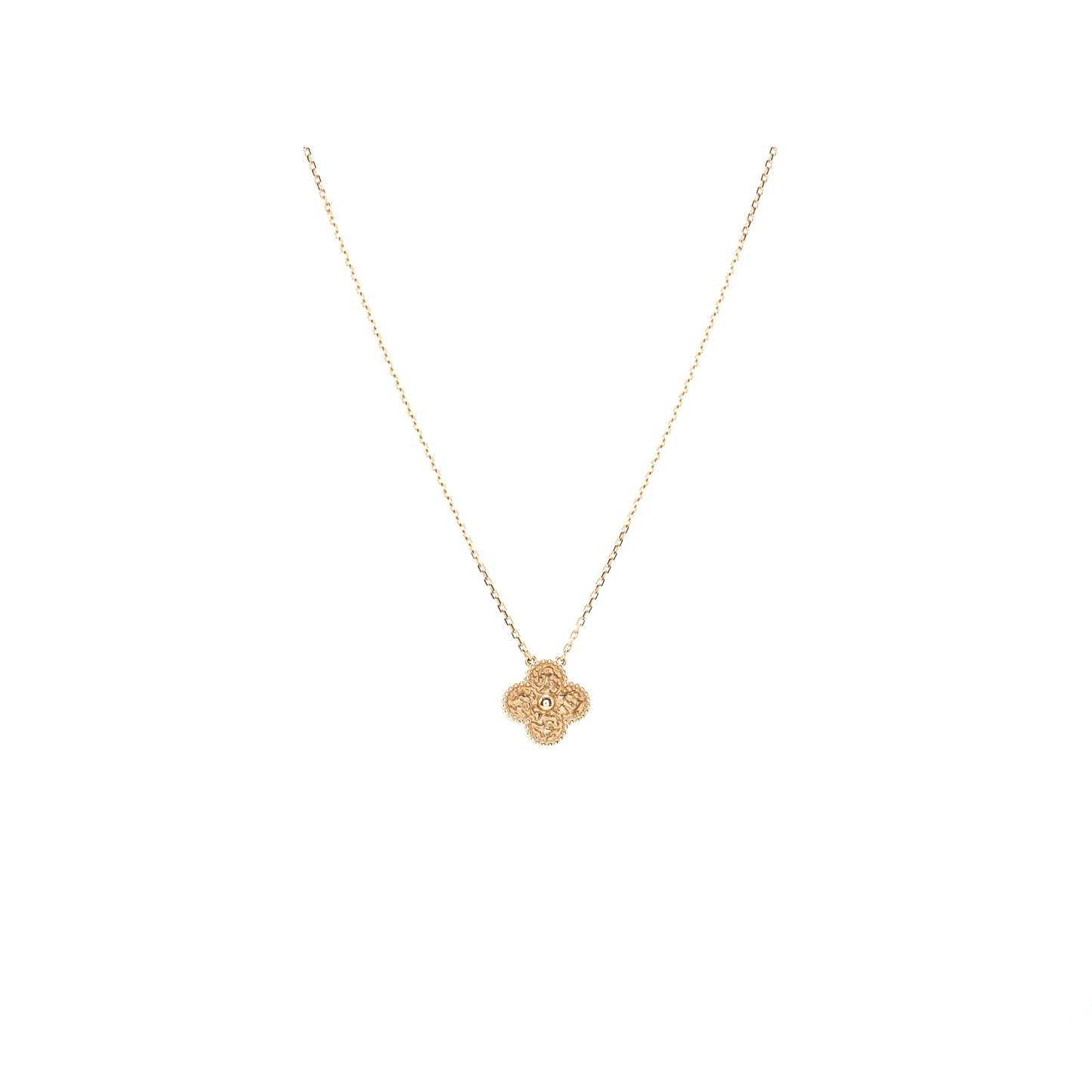 Van Cleef & Arpels Vintage Alhambra Pendant Rose Gold