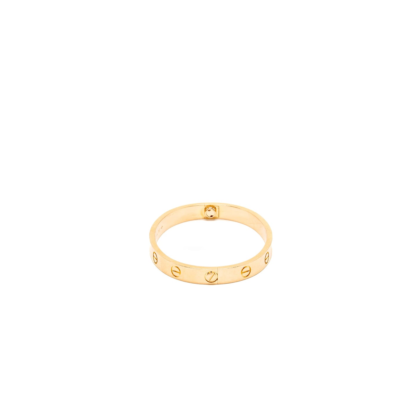 Cartier Size 15 Love Bracelet Rose Gold