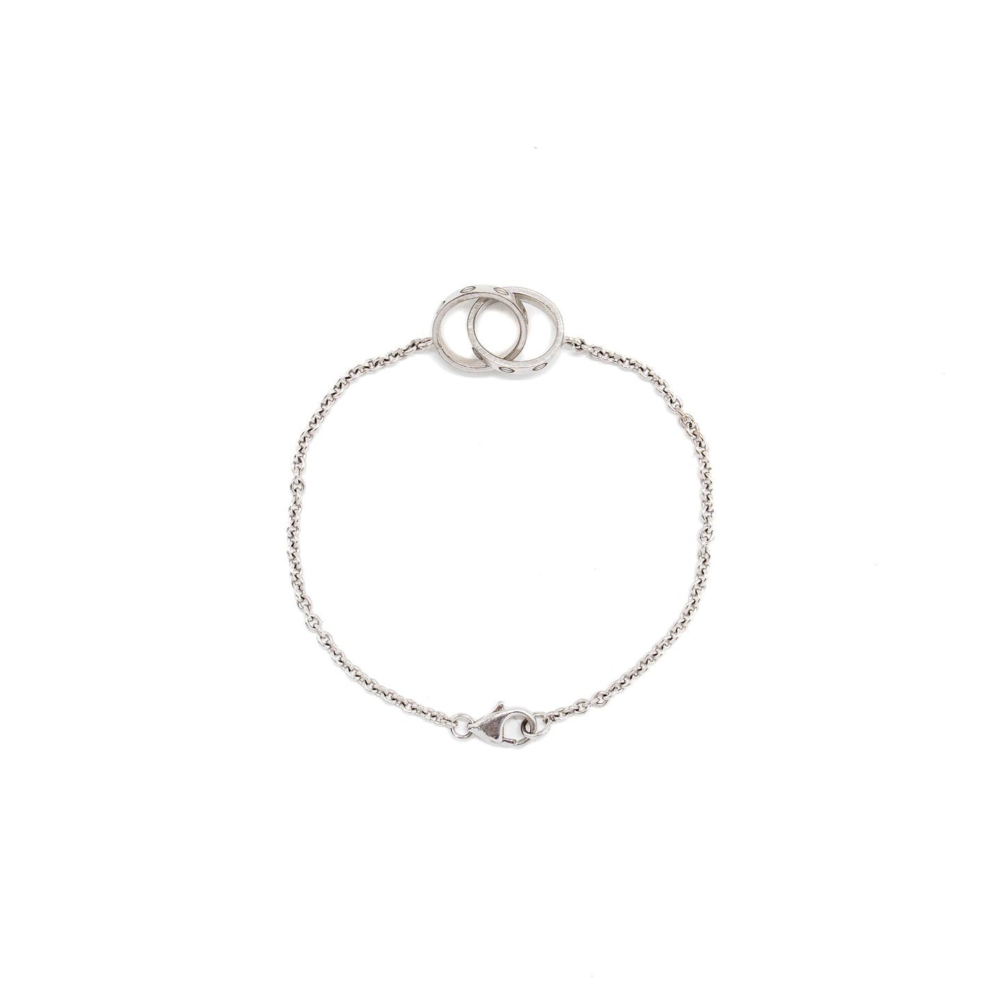Cartier Love Bracelet On Chain White Gold