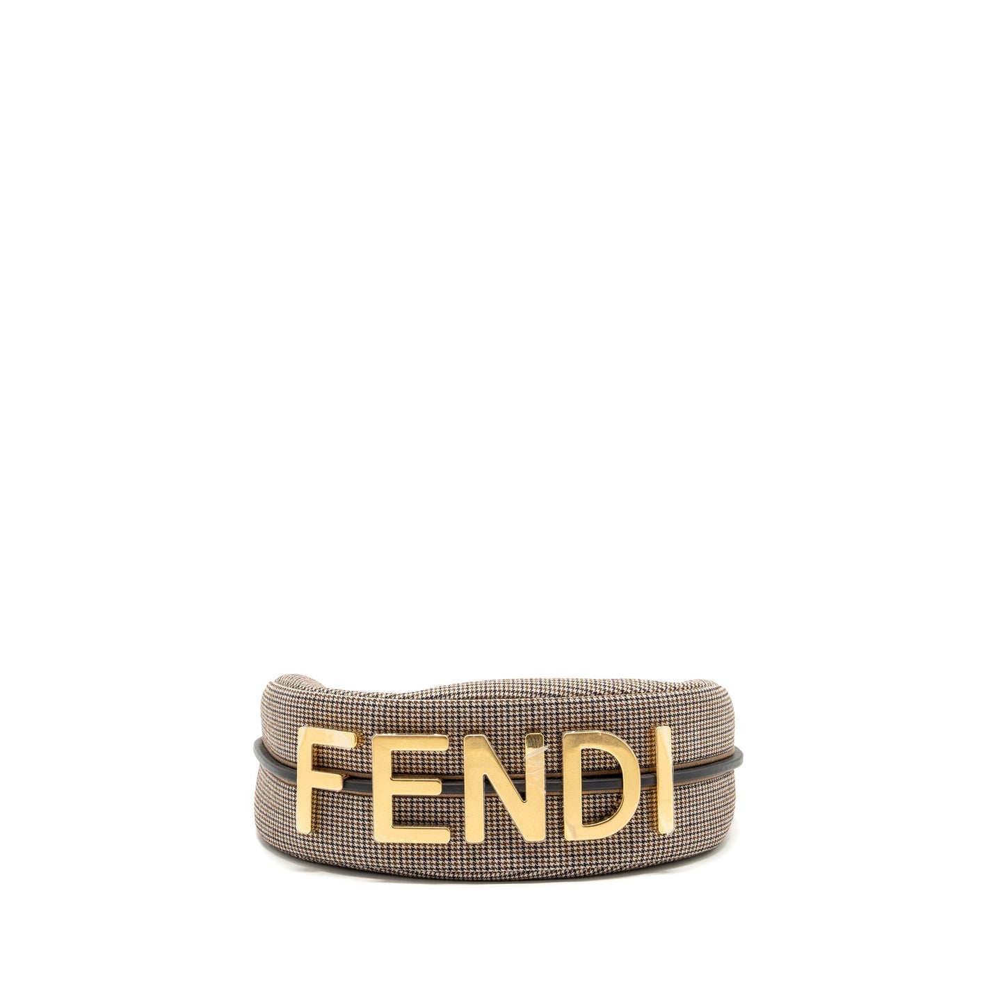 Fendi small fendigraphy bag fabric/ leather Beige/ multicolour GHW