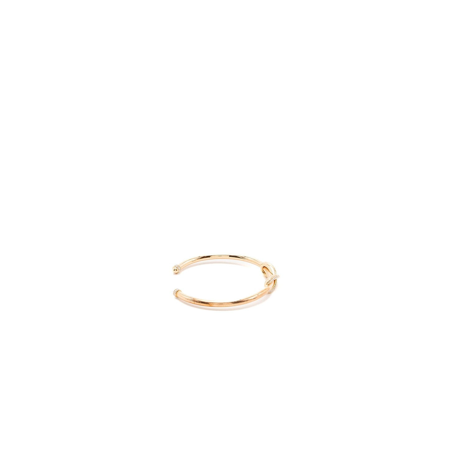 Tiffany Size Small Infinity Cuff Rose Gold, Diamonds