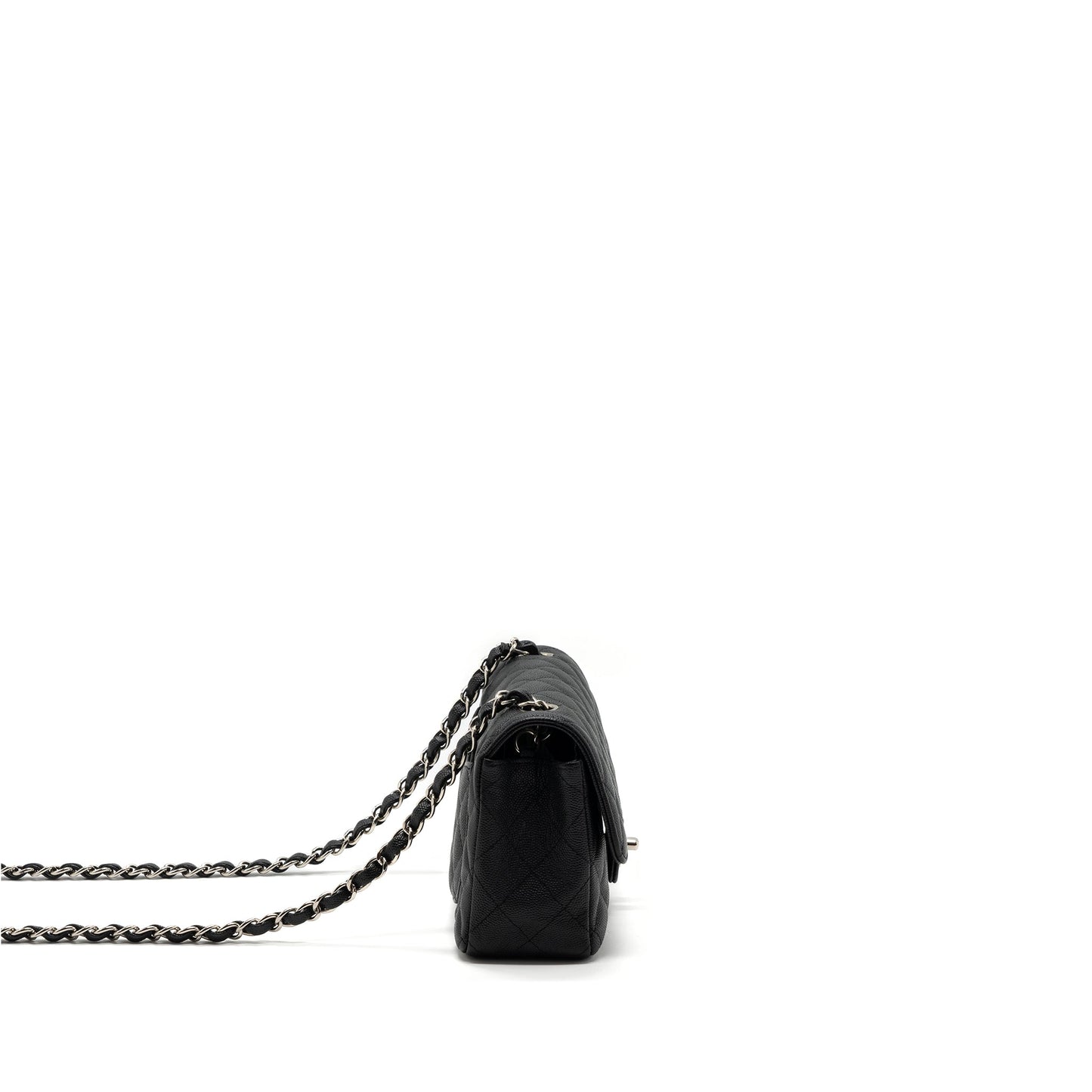 Chanel Classic Mini Rectangular Flap Bag Caviar Black SHW