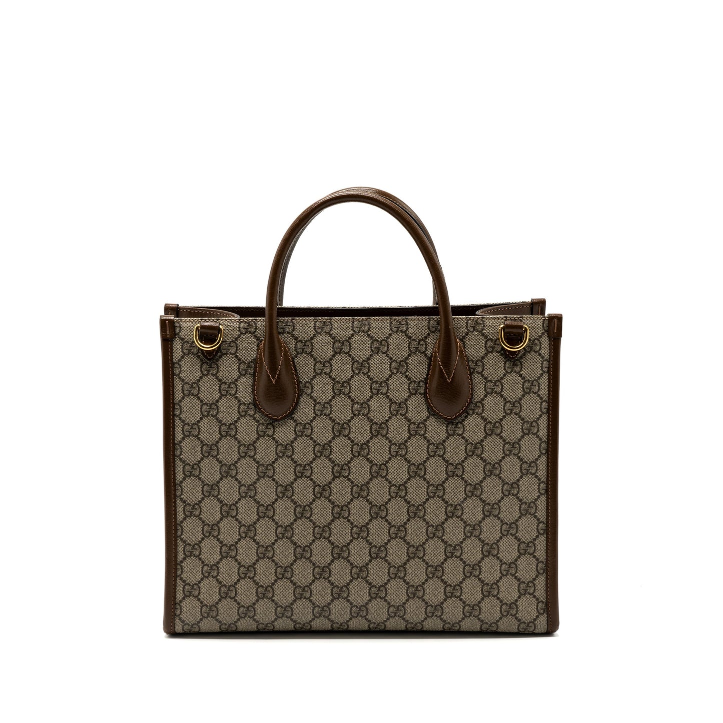 Gucci GG small tote bag GG supreme canvas / brown GHW