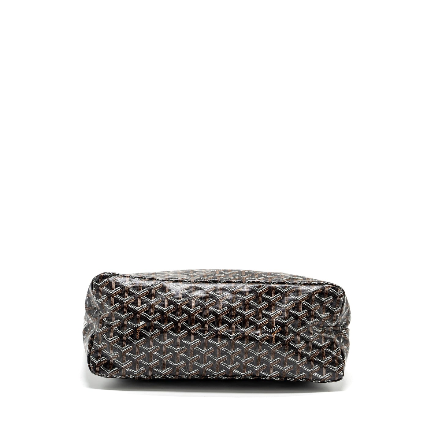 Goyard Boheme Hobo Bag Goyardline Canvas/Calfskin Black SHW