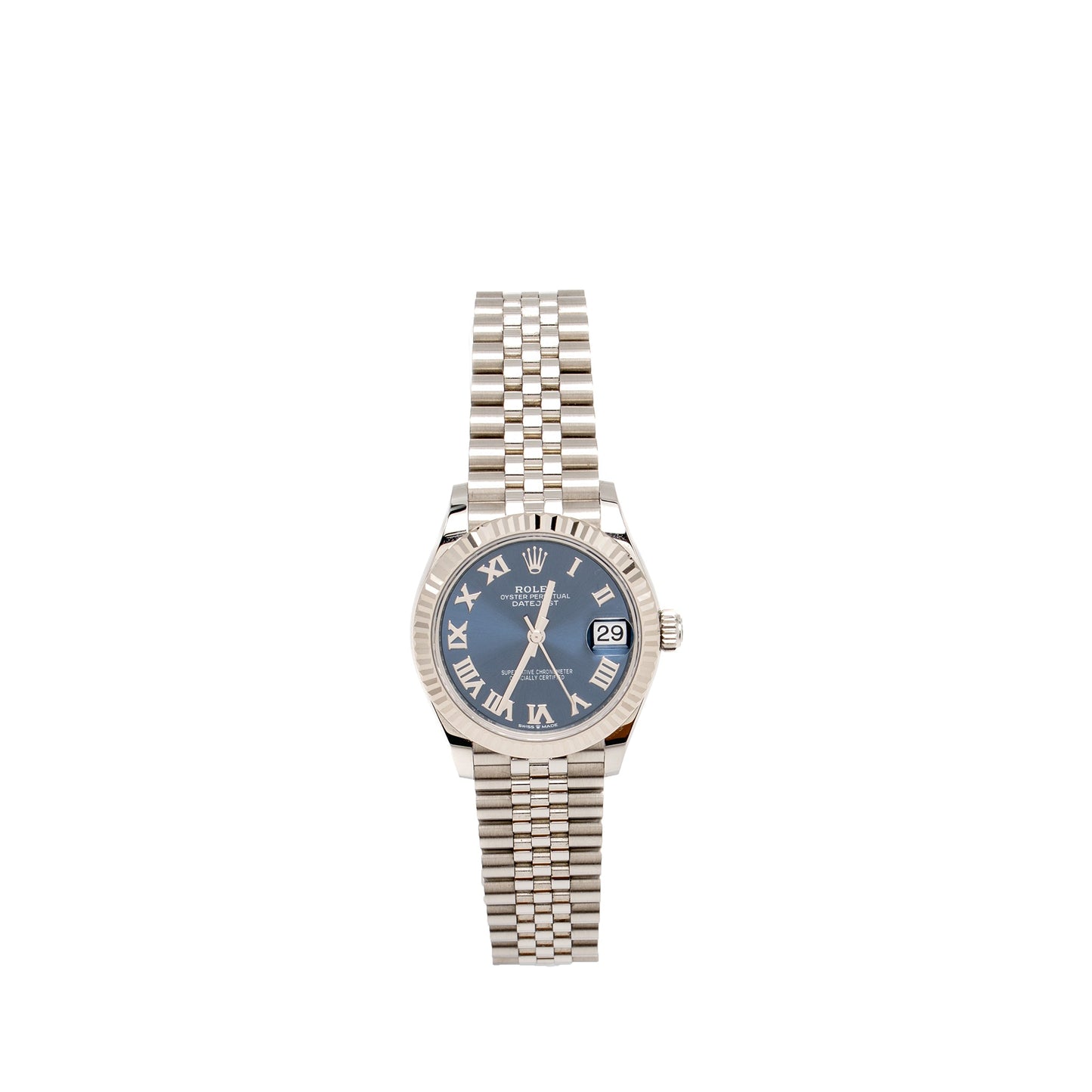 Rolex Datejust 31mm Oystersteel and White Gold Blue Dial Jubilee Bracelet M278274-0034
