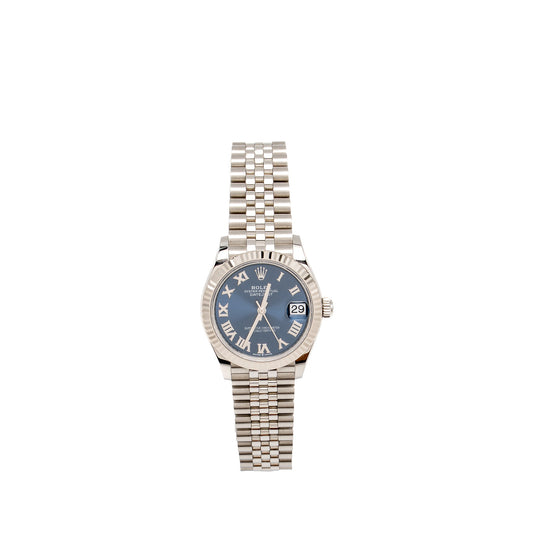 Rolex Datejust 31mm Oystersteel and White Gold Blue Dial Jubilee Bracelet M278274-0034