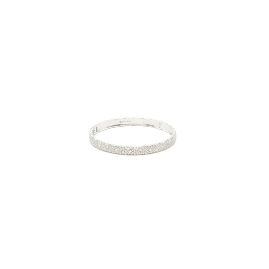 Chanel Size M Coco Crush Bracelet Quilted Motif 18k white gold diamonds