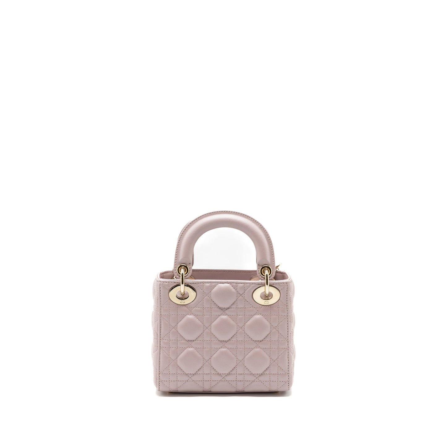 Luxury Dior Mini Lady Luxury Dior Bag lambskin Light Pink LGHW