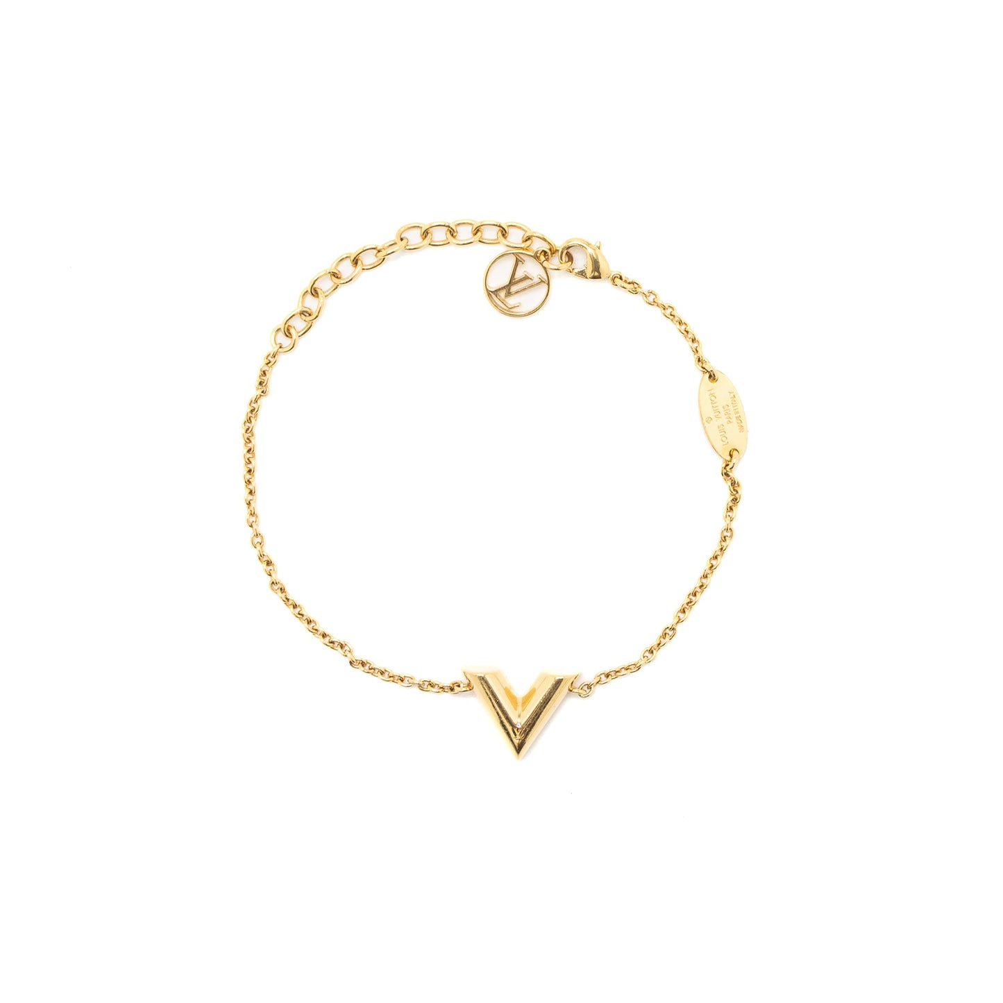 Louis Vuitton Essential V Bracelet Gone Tone