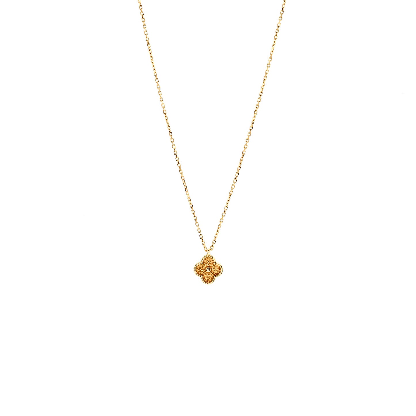 Van Cleef & Arpels Sweet Alhambra Pendant Rose Gold