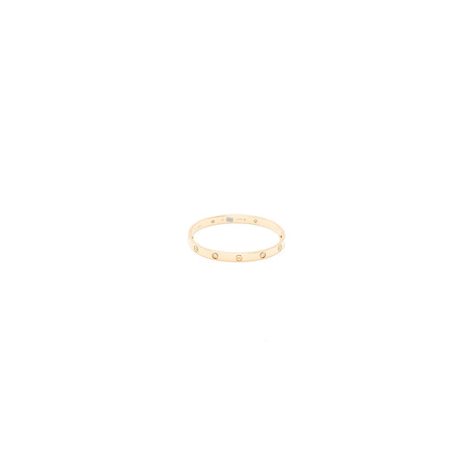 Cartier Size 18 Love Bracelet Rose Gold 4 Diamonds